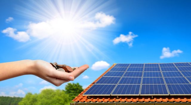 Image of Solar panels savings